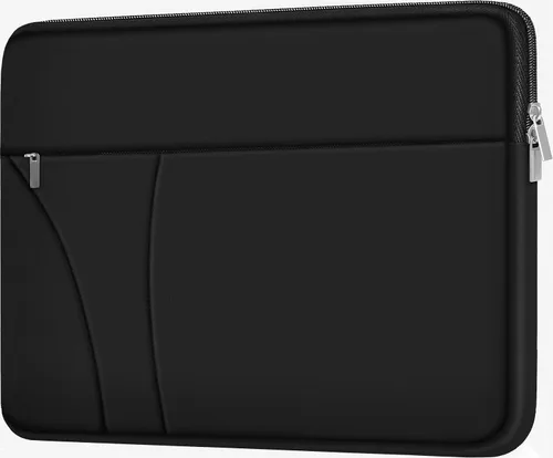 Funda para laptop de 14 pulgadas, estuche delgado para portátil de viaje con bolsillo con cremallera, estuche de transporte protector y a prueba de