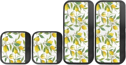 Miniatura 17 de Juego de 4 fundas para manijas de microondas con diseño de rayas de vaca tribal, azteca, decoración de cocina, antideslizantes, a prueba