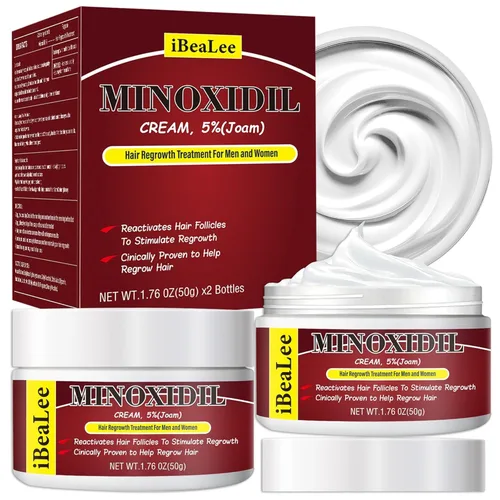 5% Minoxidil for Men and Women Hair Growth Cream, Minoxidil Hair Growth Products, Anti Hair Loss Treatment, Extra Strength Hair Regrowth Treatment
