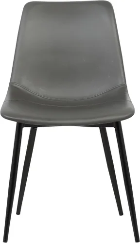 Miniatura 6 de Armen Living Monte Mid Century - Silla auxiliar de comedor moderna y contemporánea para mesa, cocina, escritorio de oficina en casa, altura del Piel