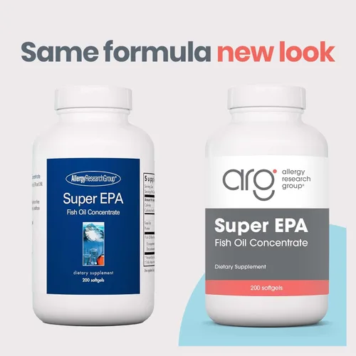 Miniatura 3 de Allergy Research Group - Super EPA - Aceite de pescado Omega 3, anchoas de origen sostenible - 200 cápsulas blandas