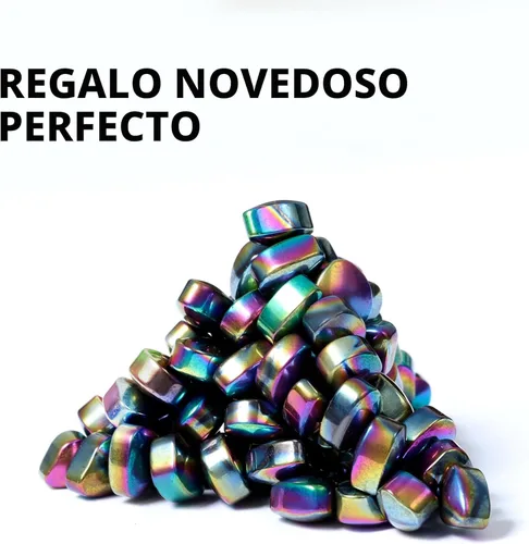 Miniatura 5 de CUDNY Más de 500 coloridas piedras de ferrita originales para aliviar el estrés para adultos.