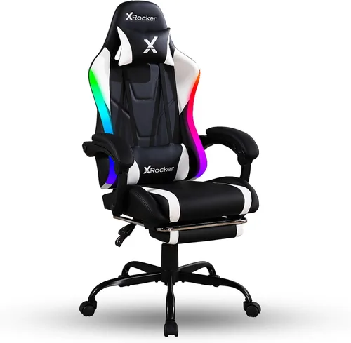 Miniatura 7 de X Rocker PC Computer Gaming Desk Chair with Wheels, College Dorm Room Essentials for Guys and Girls, Adjustable, Ergonomic Office Chair, Gifts for