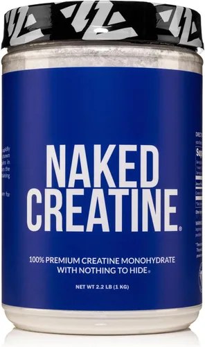 Monohidrato de creatina puro, 200 porciones de 35.27 oz, bulto de 2.2 lb, no transgénico, sin gluten, sin soja. Ayuda el crecimiento muscular y al