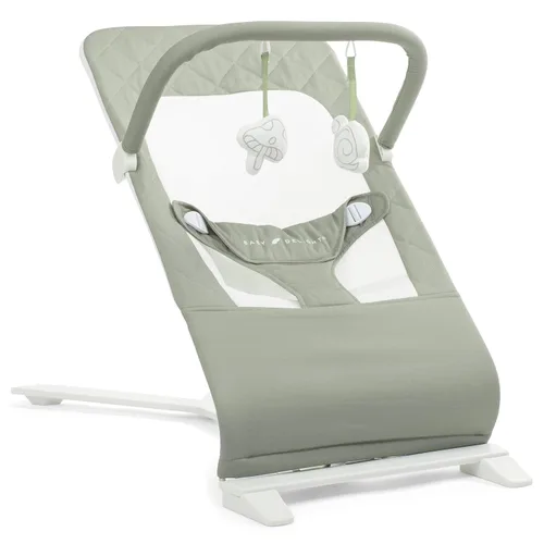 Miniatura 9 de Mecedora portátil Baby Delight Alpine Deluxe para bebés, 0 – 6 meses, tela acolchada en color índigo Índigo acolchado