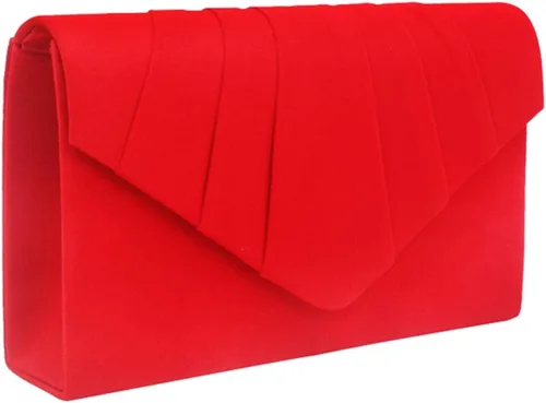 Miniatura 3 de ZIUMUDY Bolsos de embrague plisados sobre de terciopelo elegante de la boda de la noche de la cadena