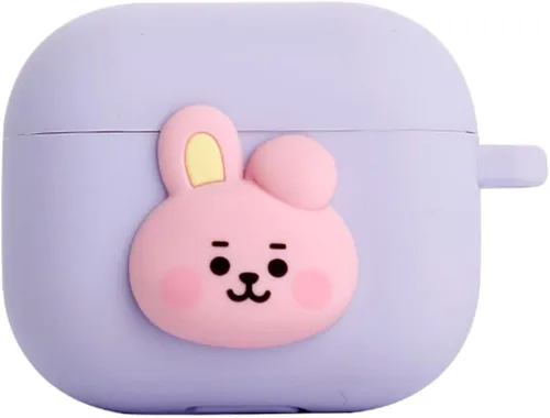 Miniatura 8 de BT21 Funda para AirPods 3, silicona pastel con carga inalámbrica [Producto oficial] [7FLAVORS] (MANG)