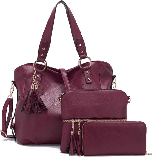 Miniatura 7 de Juego de carteras y carteras para mujer, bolso grande con cartera, 3
