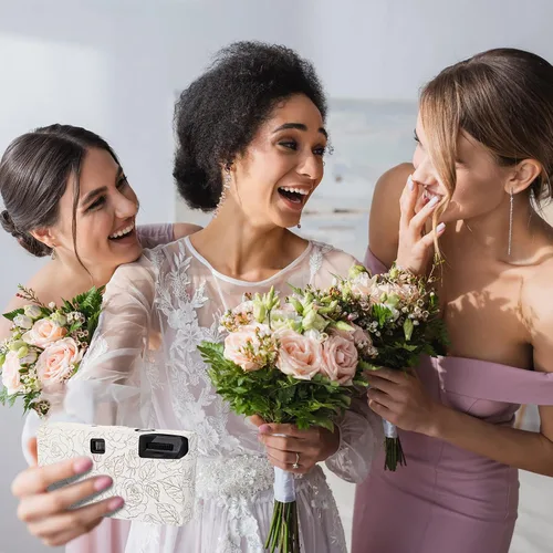 Miniatura 8 de Zhengmy Cámara desechable para boda, cámara de un solo uso de 1.378 in con flash una vez para reuniones, bodas, aniversarios, viajes, fiestas