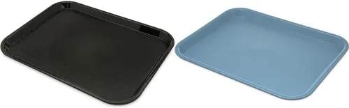 Miniatura 8 de Carlisle FoodService - Bandejas de cafetería negras y naranjas (17.87 x 14 x 0.98 pulgadas)