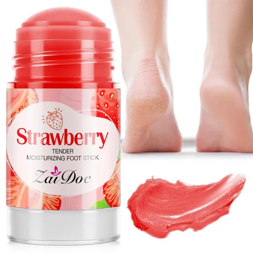 Miniatura 12 de Tender Crema hidratante para pies, parafina líquida y aceite de oliva para talones secos y agrietados, 1.41 onzas (naranja)