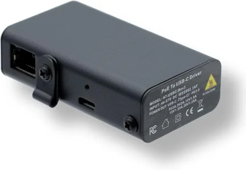 Miniatura 9 de PoE Texas Adaptador Gigabit PoE+ a USB-C, alimentación de 25 vatios y entrega de datos, adaptador de alimentación y Ethernet activo IEEE 802.3at