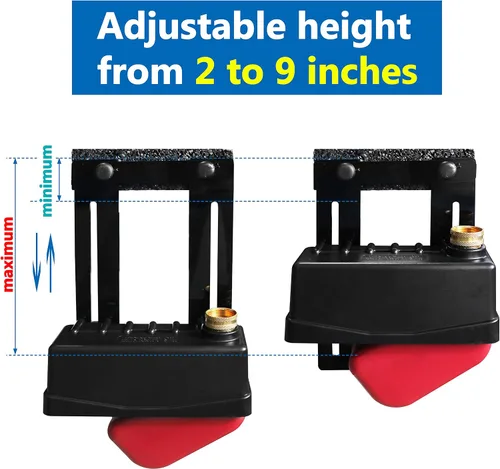 Miniatura 2 de Nivelador de agua para piscina, altura ajustable de 2 a 9 pulgadas, mantiene automáticamente el nivel de agua establecido