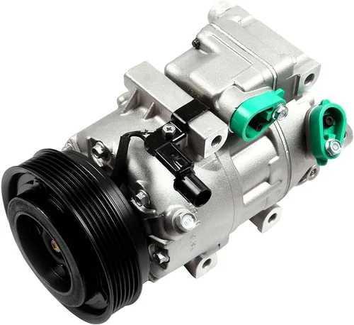 ECCPP Compresor de aire AC 2006-2012 Compatible con Hyundai Azera Santa Fe Sonata para Kia Magentis Optima Sorento Compresor de aire AC con embrague