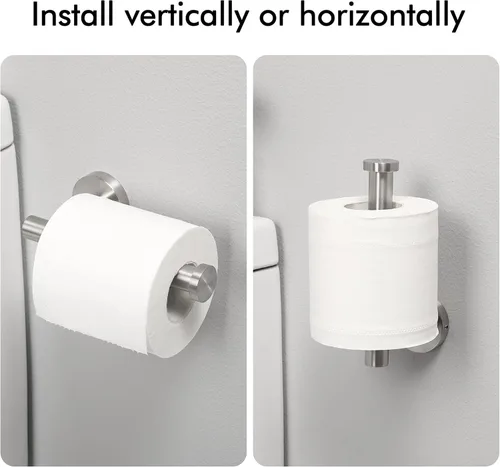 Miniatura 3 de KES A2175-2 SUS304 dispensador de papel higiénico de acero inoxidable para montar en la pared, cepillado, Marrón, 5846661