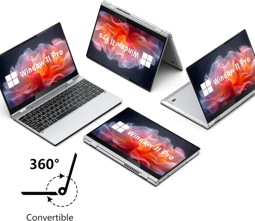 Miniatura 2 de FUNYET Touchscreen Laptop Computer 2026, 14 Inch 2 in 1 Gaming Lap Top Windows 11 Pro, 16GB RAM 1TB SSD, Intel N100 Processor, Office 365