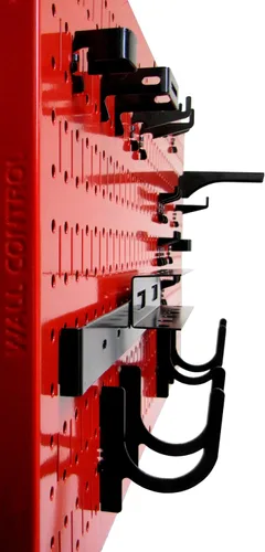 Miniatura 5 de Wall Control Sistema modular de organizador de herramientas de tablero perforado, unidad de almacenamiento de herramientas de metal montado