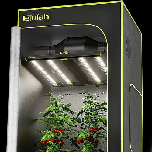 Miniatura 9 de NHI3200 Luces LED de Cultivo de 320W, Lámpara LED de Cultivo Comercial de Espectro Completo Estilo Barra para Plantas de Interior, Cadena Margarita