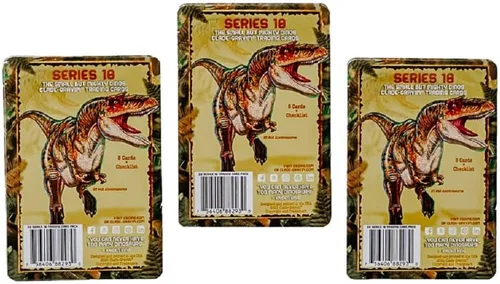 Miniatura 2 de Clade-Gravim Tarjetas de intercambio de dinosaurios para niños, niñas y adultos, serie de 10 paquetes múltiples, The Small But Mighty Dinos