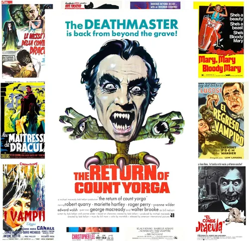 Miniatura 3 de Mini-carteles de película (13 carteles de 8 x 11 pulgadas) Zombies Horror Vintage Pósters de películas cubiertas de película de explotación retro