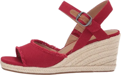 Miniatura 8 de Lucky Brand Sandalias de cuña Mindra para mujer, Azul