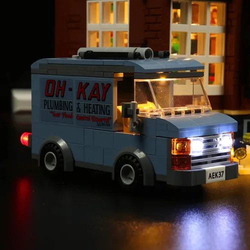 Miniatura 6 de VONADO Kit de luz LED compatible con el juego Lego Home Alone - Versión musical