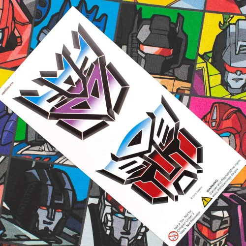Miniatura 6 de Popfunk Camiseta clásica Transformers Squares y pegatinas