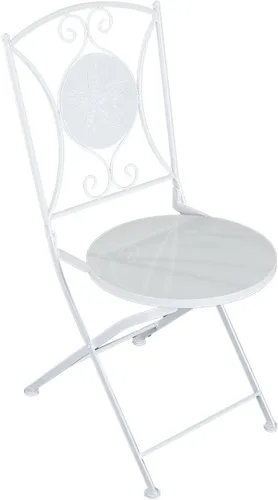 Miniatura 3 de The Lakeside Collection Mesas o sillas plegables con icono de metal - Silla de estrella de mar