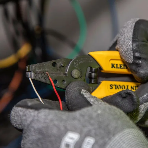 Miniatura 8 de Pelacables/cortador Klein Tools 11045, amarillo 10 – 18 AWG Solid Wire