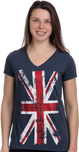 Bandera de la Unión Jack Reino Unido Reino Unido Gran Bretaña mujeres británicas camiseta camiseta camiseta
