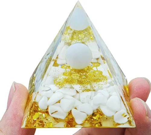 Miniatura 10 de Generador de energía de cristal natural de 2 pulgadas, pirámide de chakras, pirámide, pirámide, herramienta de meditación de yoga, para decoración