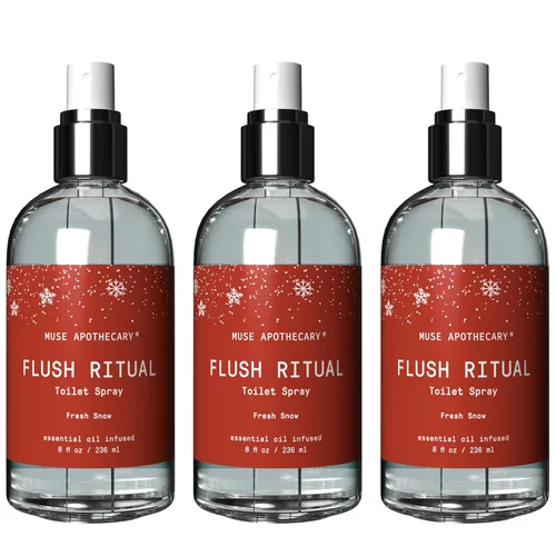 Miniatura 53 de Muse Apothecary Flush Ritual - Aerosol para inodoro aromático y refrescante, usar antes de ir, 2 onzas, infundido con aceites esenciales naturales
