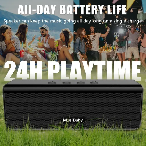 Miniatura 5 de Musibaby Altavoz Bluetooth pequeño, regalos para mujeres, madres, mamá, esposa, ella, altavoces portátiles impermeables inalámbricos con sonido