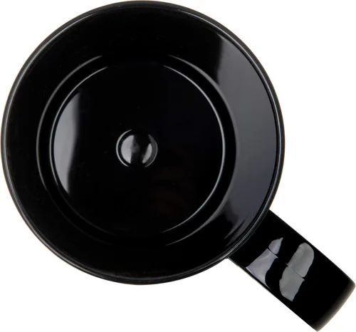 Miniatura 4 de Carlisle FoodService Products Taza Taza de Café de Plástico con Asa Grande para Bufés, Hogar y Restaurante, Tritan, 12 Onzas, Negro, (Paquete de 12)