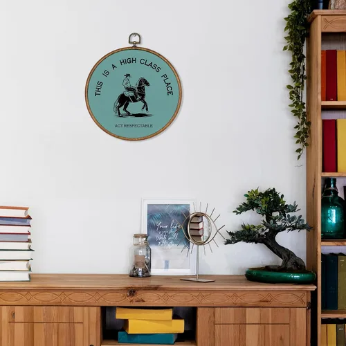 Miniatura 3 de KSDUT Arte de Pared Occidental de Vaquero Ágata Verde - Arte de Pared Preppy Moderno del Suroeste en Lienzo con Marco Colgante, Arte de Pared