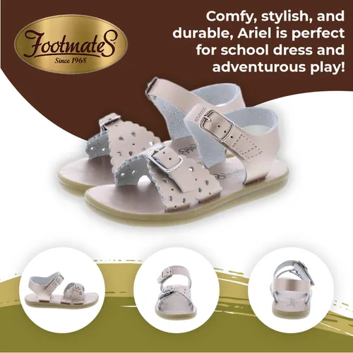 Miniatura 6 de FOOTMATES Ariel Hook-and-Loop and Buckle Perf Rose - 1113