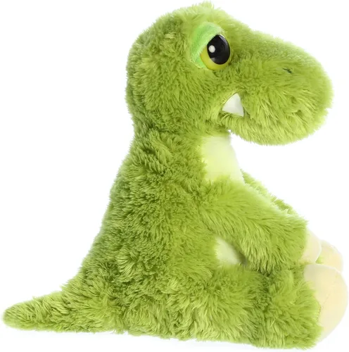 Miniatura 4 de Peluche de felpa de dinosaurio T-Rex con ojos de somnoliento, de Aurora World, 10 pulgadas