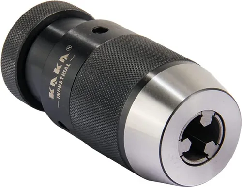 Miniatura 3 de KAKA INDUSTRIAL Portabrocas sin llave resistente, Jacobs Taper Stock (HPJ0213 (1/32"-1/2"-JT6))