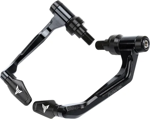 Miniatura 2 de QQLADY Z para Yamaha MT-07 Mt07 MT-09 Mt09 MT10 Mt 10 Empuñaduras de manillar de motocicleta Palancas de embrague de freno Protector X (color: negro)
