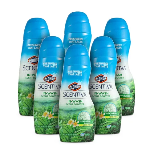 Miniatura 11 de Clorox Scentiva - Ambientador de fragancia para ropa, toallas y ropa de cama, eliminador de olores, aroma fresco de larga duración, 9.7 onzas