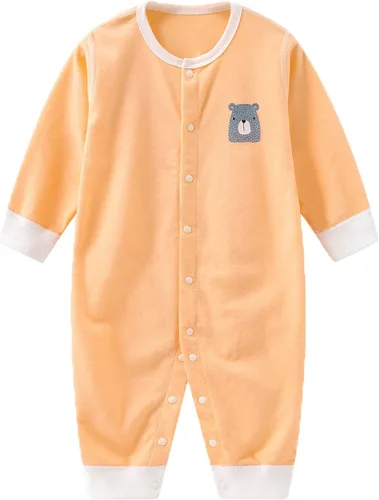 Miniatura 4 de Ropa para bebé niño y niña, paquete de 3 unidades, manga larga, 100% algodón, trajes de 3 a 24 meses