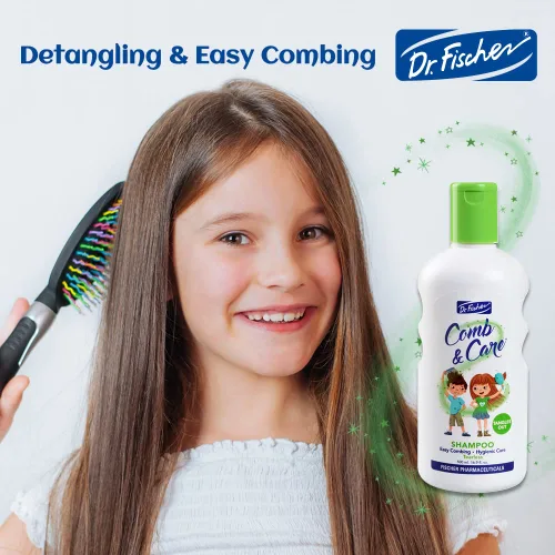 Miniatura 3 de Dr. Fischer Champú y acondicionador 2 en 1 para niños, niños pequeños y bebés. Fórmula sin desgarros y desenredante.
