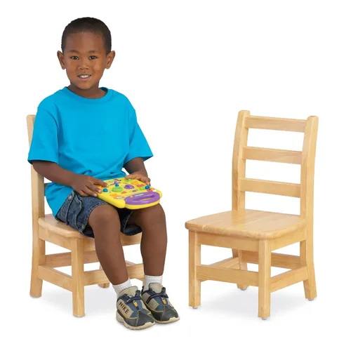 Miniatura 2 de Jonti-Craft KYDZ - Par de sillas con respaldo de escalera, 8 pulgadas de altura