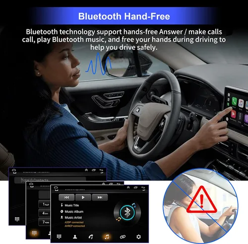 Miniatura 7 de Actualización de radio estéreo de coche Android 13 de 4 GB+32 GB para Ford F150 2009-2012 con Carplay inalámbrico y Android Auto, pantalla táctil