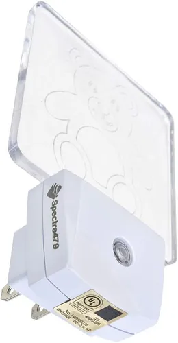 Miniatura 5 de Spectra479 - Luz nocturna LED roja tenue para dormitorios y baños [paquete de 2] - BioRhythm Safe - (Teddy Bear)