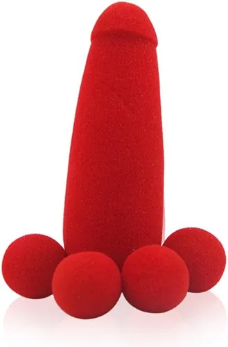 Miniatura 3 de MOMOMAGE 1 pieza de esponja hermano + 4 piezas de bolas de esponja rojas trucos de magia para magos calle primer plano ilusión mentalismo accesorios