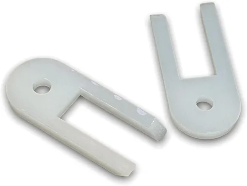 Paquete de 2 llaves de repuesto para interruptor de retención, color blanco