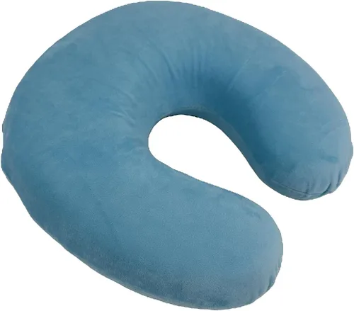 Miniatura 13 de Almohada de viaje en forma de U de espuma viscoelástica Soporte para el cuello Cojín de reposacabezas (negro)