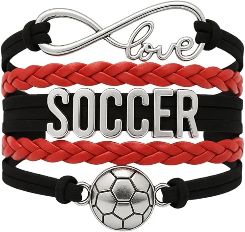 Miniatura 22 de Sportybella - Pulsera de fútbol ajustable, regalo para jugadores