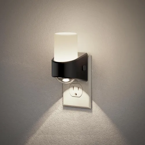 Miniatura 25 de JandCase Luces nocturnas enchufables a la pared, proyector de estrellas, luz nocturna de galaxia automática 3CCT, enchufe con sensor de luz